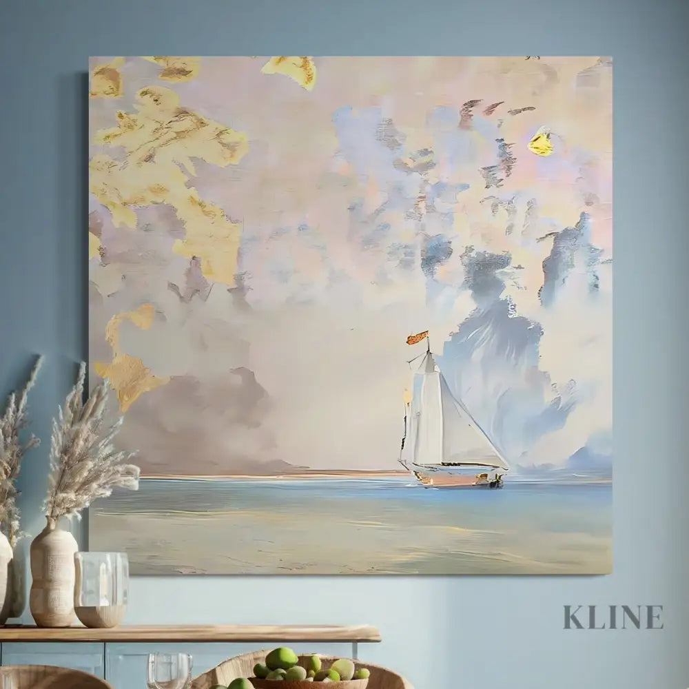 Hand-painted wall art titled & 