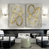 Golden Diptych - Hand Painting