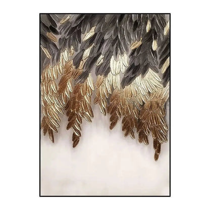 Golden Elegance - Hand Painting