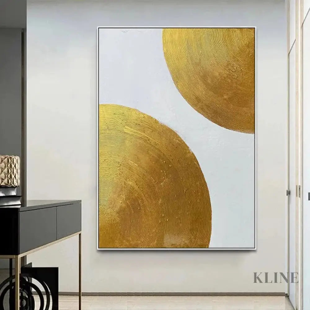 Golden Epiphany - Hand Painting 