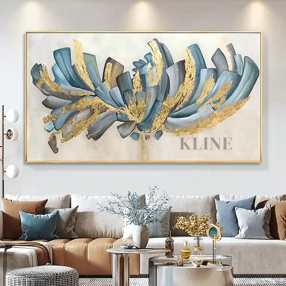 Golden Fields of Grace - Hand Painting Large Wall Art