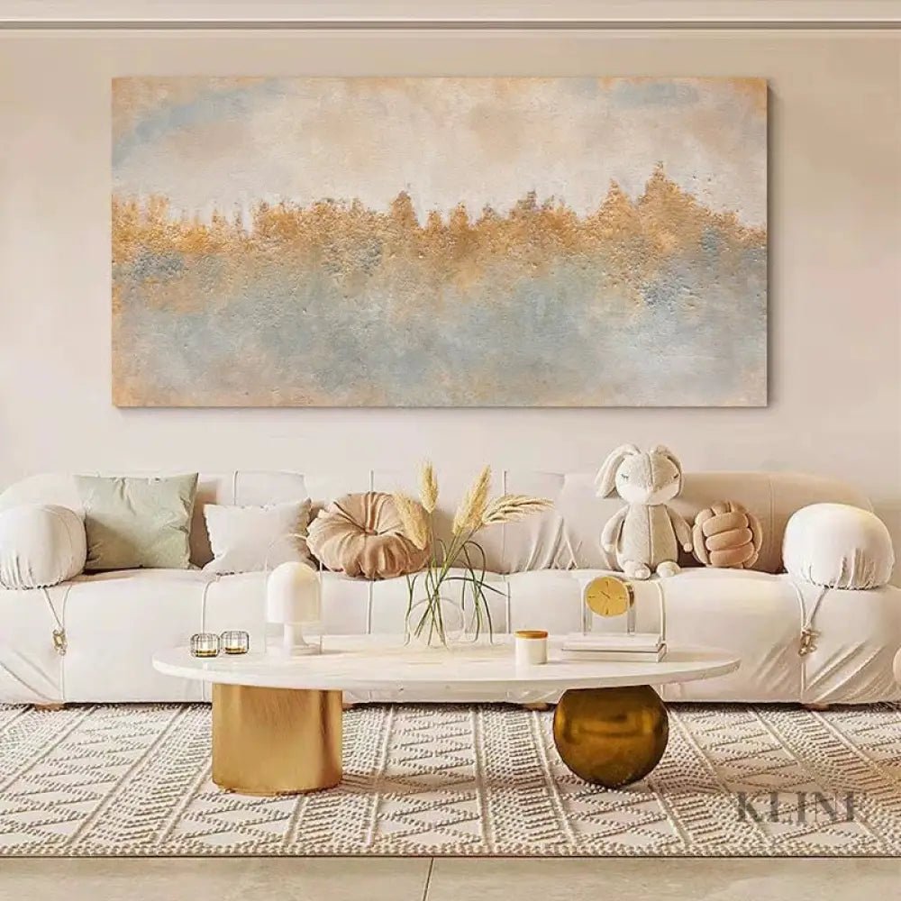 Golden Forest Sleeps - Hand Painting 