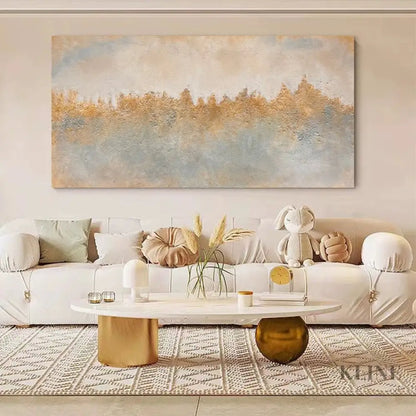 Golden Forest Sleeps - Hand Painting