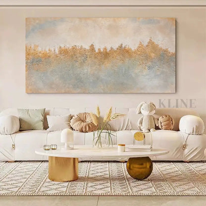 Golden Forest Sleeps - Hand Painting