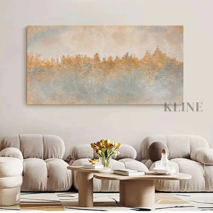 Golden Forest Sleeps - Hand Painting