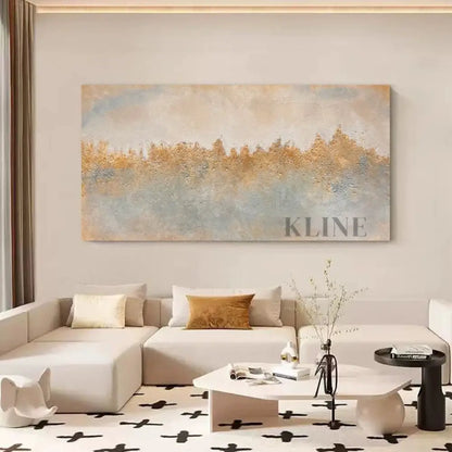 Golden Forest Sleeps - Hand Painting