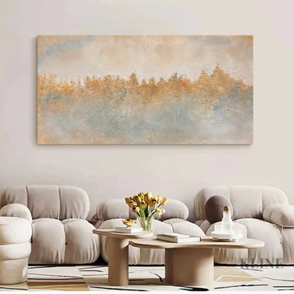 Golden Forest Sleeps - Hand Painting