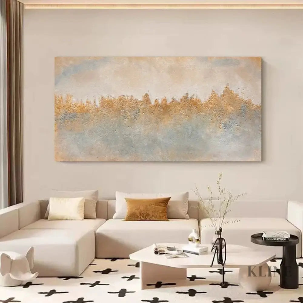 Golden Forest Sleeps - Hand Painting 
