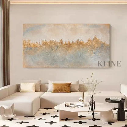 Golden Forest Sleeps - Hand Painting