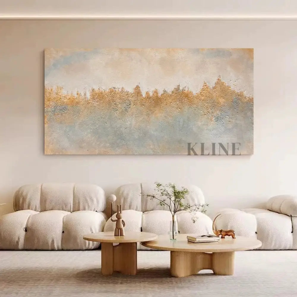 Golden Forest Sleeps - Hand Painting