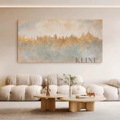 Golden Forest Sleeps - Hand Painting