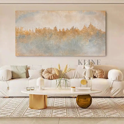 Golden Forest Sleeps - Hand Painting