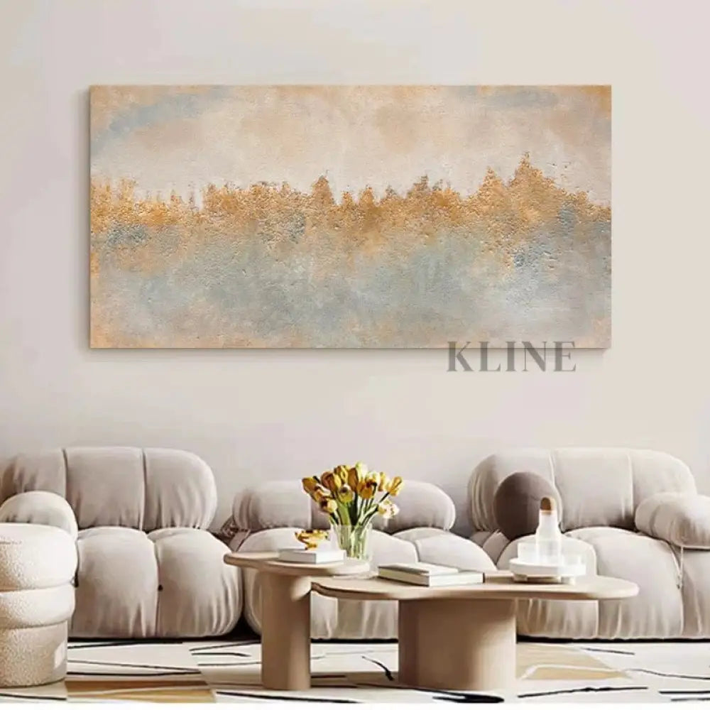 Golden Forest Sleeps - Hand Painting