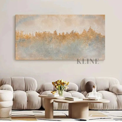 Golden Forest Sleeps - Hand Painting