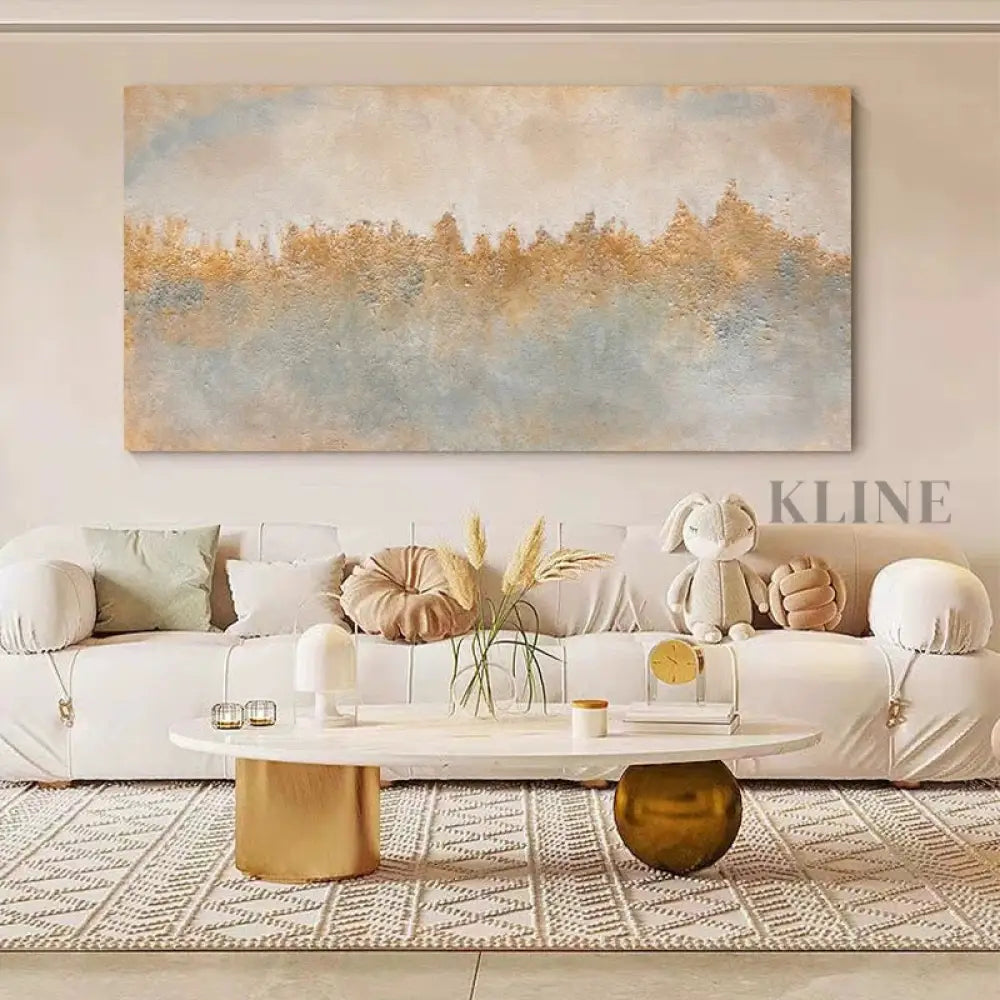 Golden Forest Sleeps - Hand Painting