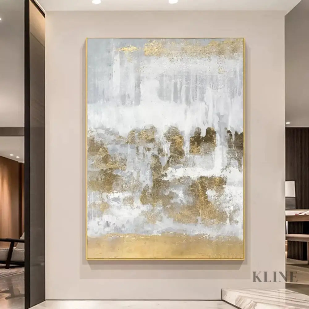 Golden Harmony - Hand Painting