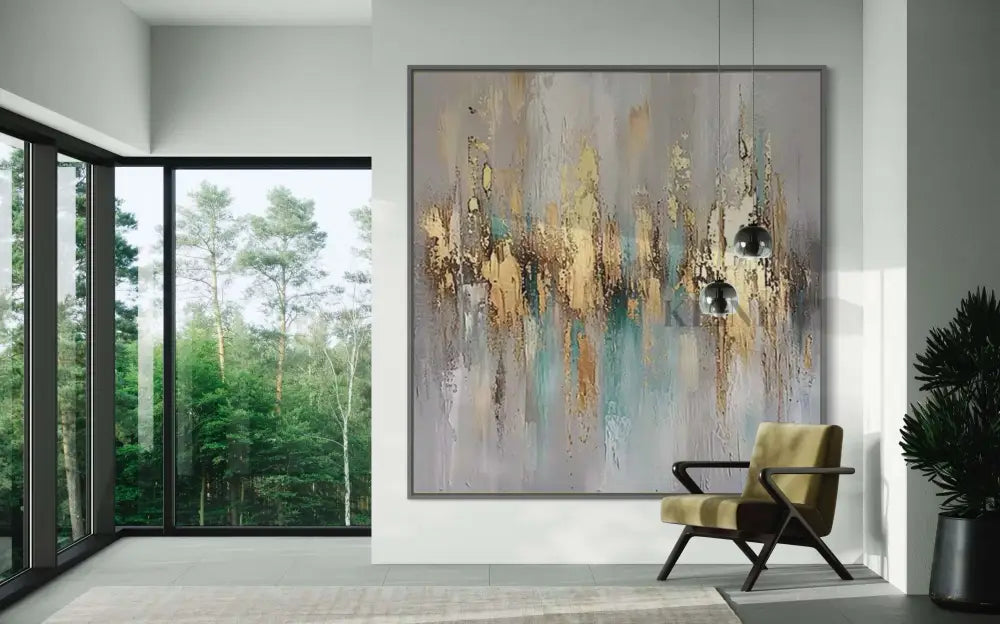 Luminous abstract artwork & Large Wall Art