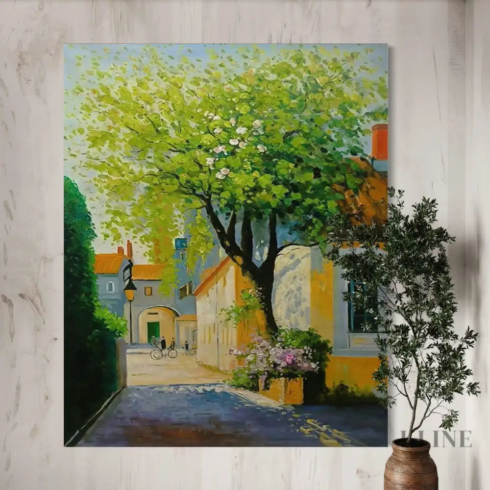 Golden Hour in Provence - Hand Painting