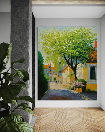 Golden Hour in Provence - Hand Painting