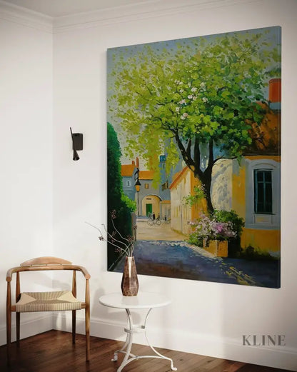 Golden Hour in Provence - Hand Painting