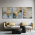 Golden Mystery Triptych - Hand Painting