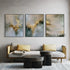 Golden Mystery Triptych - Hand Painting