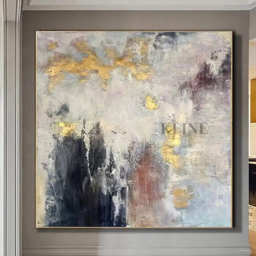 Golden Perfect - Hand Painting Lounge Wall Art
