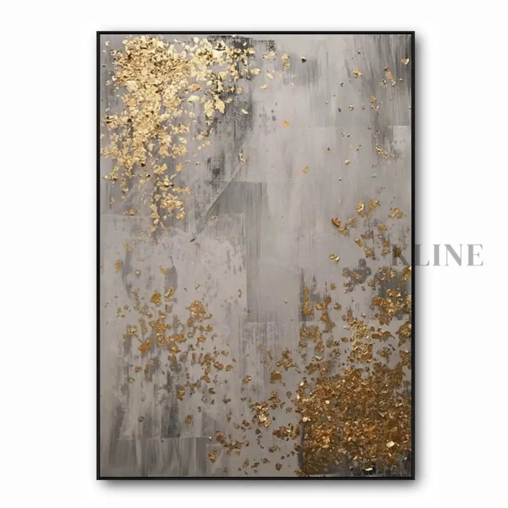 Golden Scatter - Hand Painting