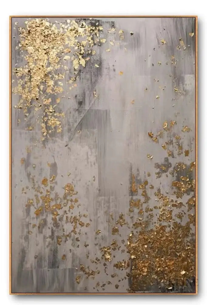 Golden Scatter - Hand Painting