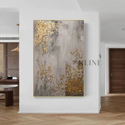 Golden Scatter - Hand Painting