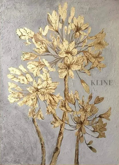 Golden Scatter Set Triptych - Hand Painting