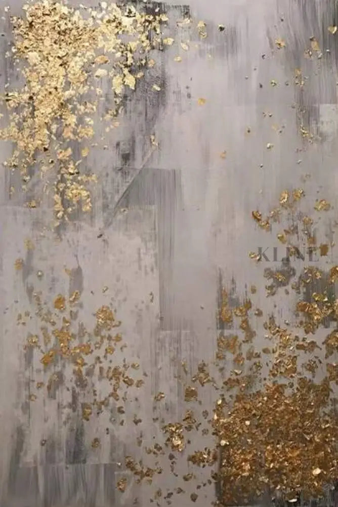 Golden Scatter Set Triptych - Hand Painting