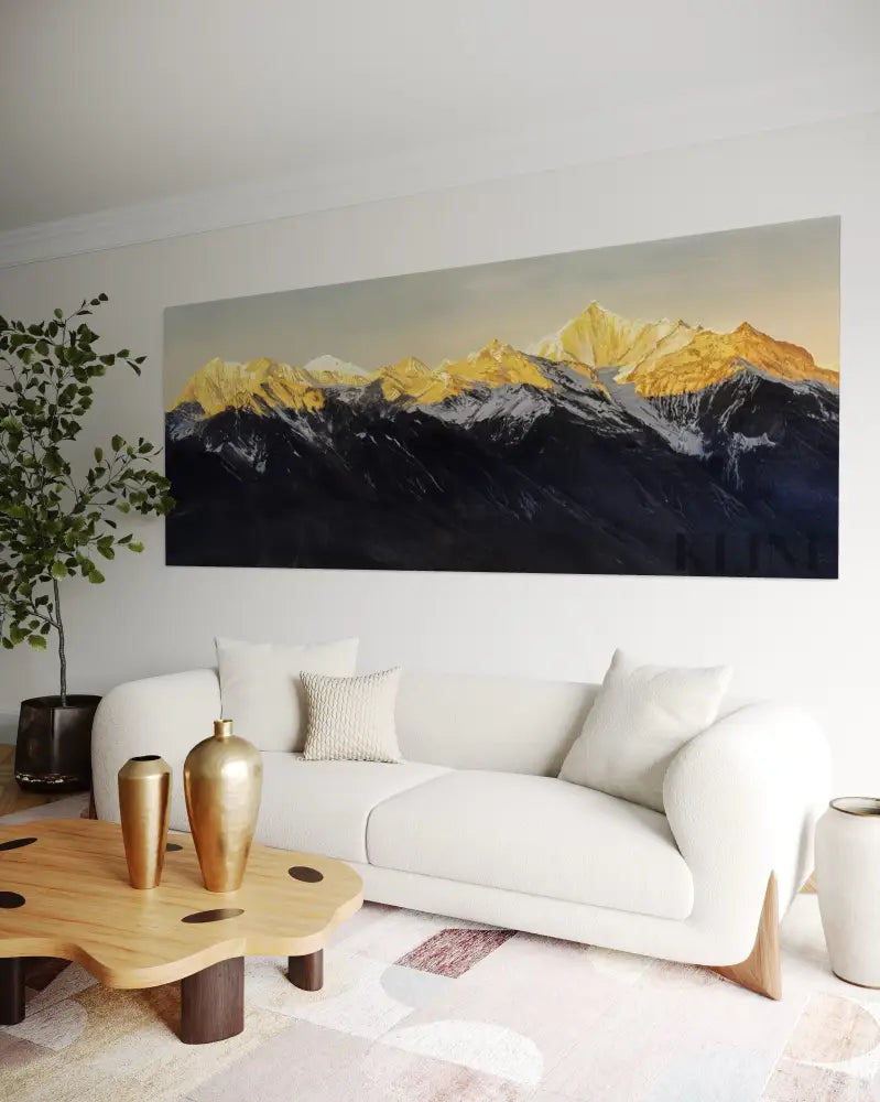 Golden Summit - Hand Painting