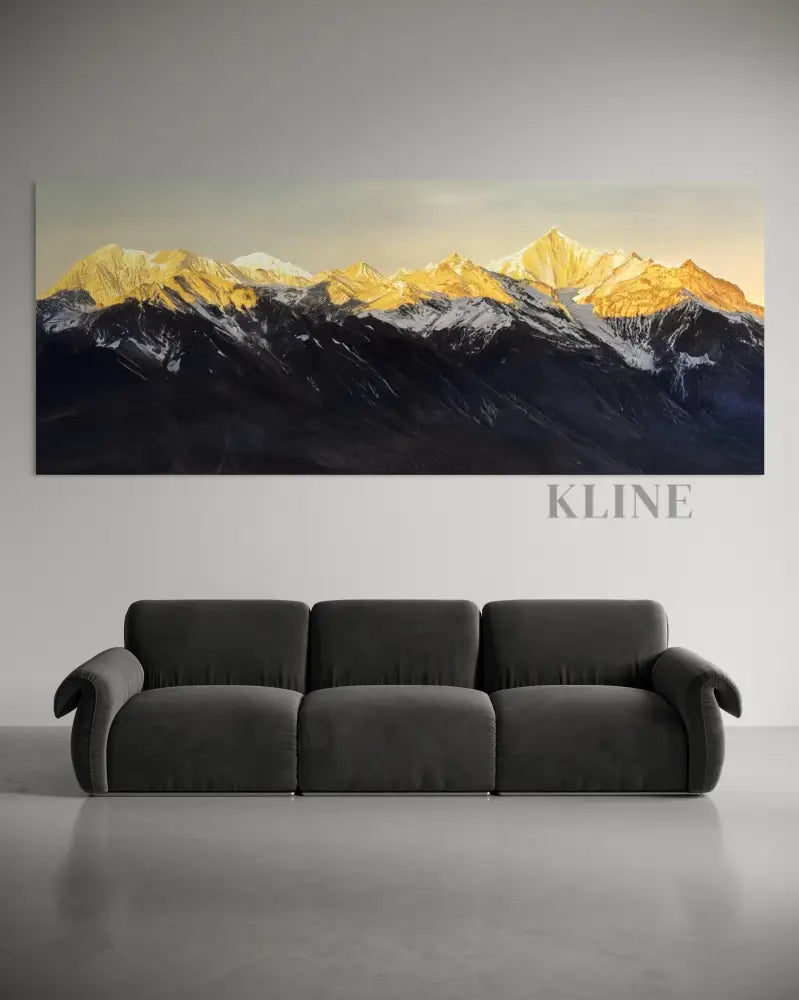 Golden Summit - Hand Painting