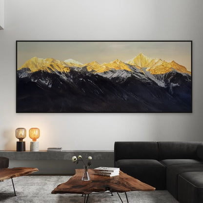 Golden Summit - Hand Painting