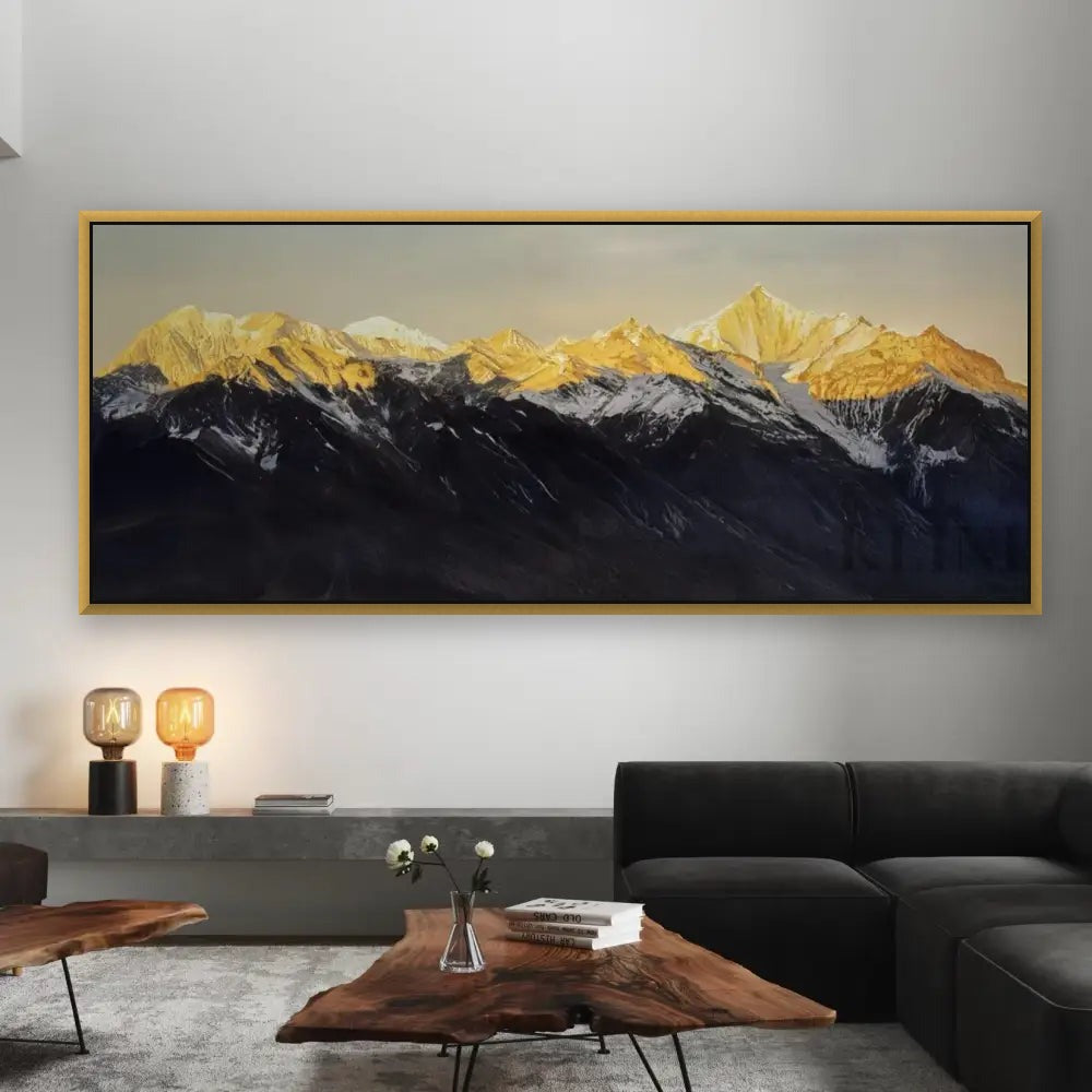 Golden Summit - Hand Painting