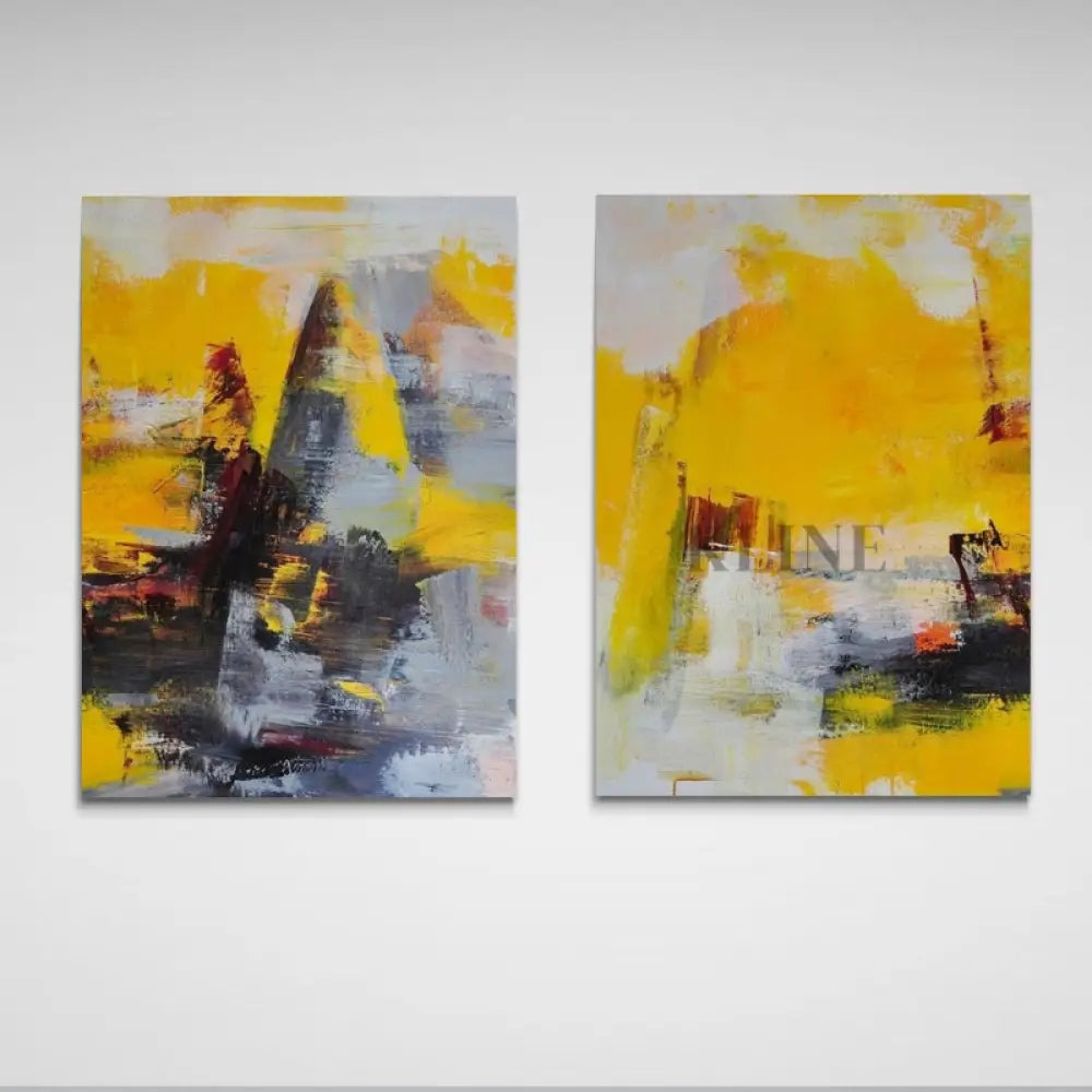 Golden Wilderness Set - Kline Collective Arte de la pared del comedor