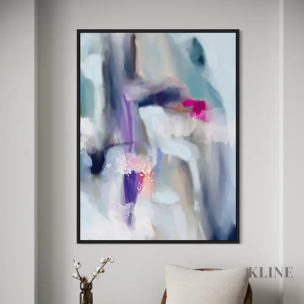 Good Vybes - Hand Painting Purple Wall Art