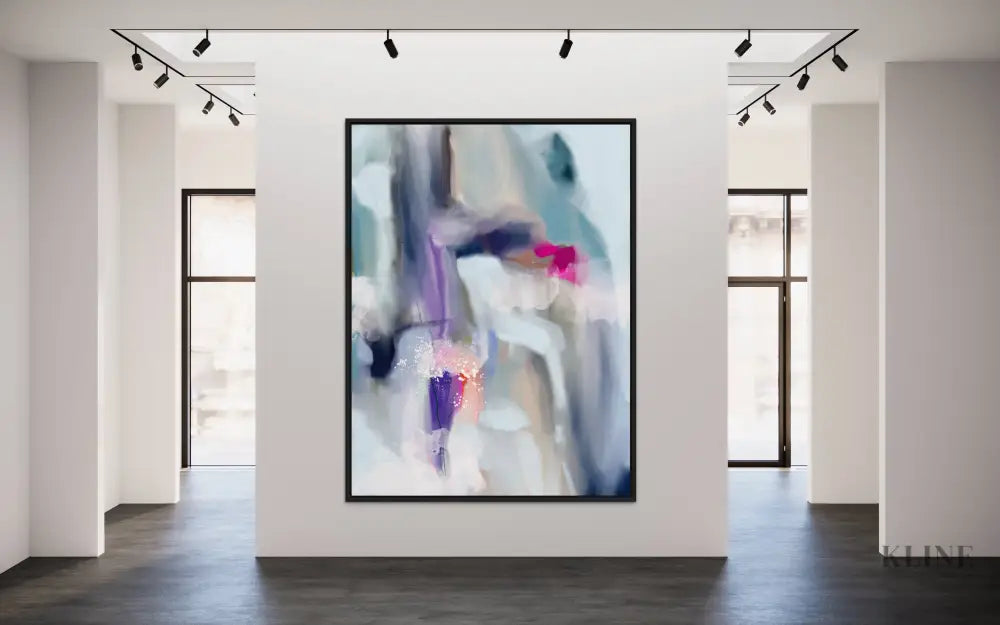 Good Vybes - Hand Painting Purple Wall Art