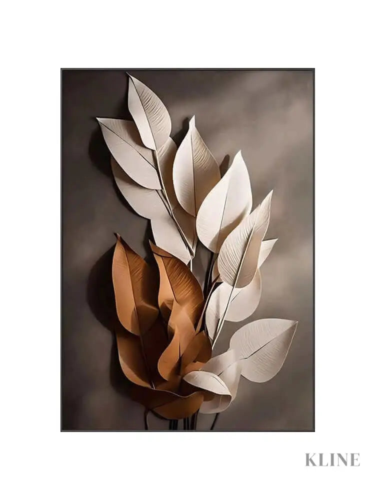 Gossamer Grace - Hand Painting Blumen-Wand-Kunst