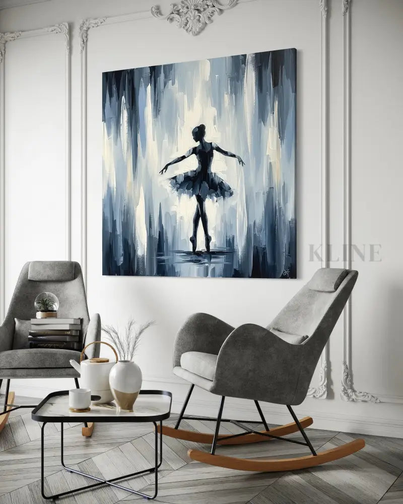 Grace in Shadow - Hand Painting Art mural tendance