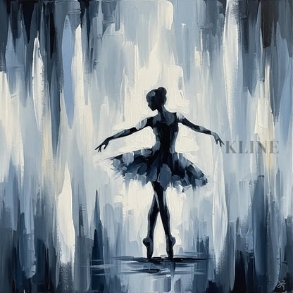 Grace in Shadow - Hand Painting