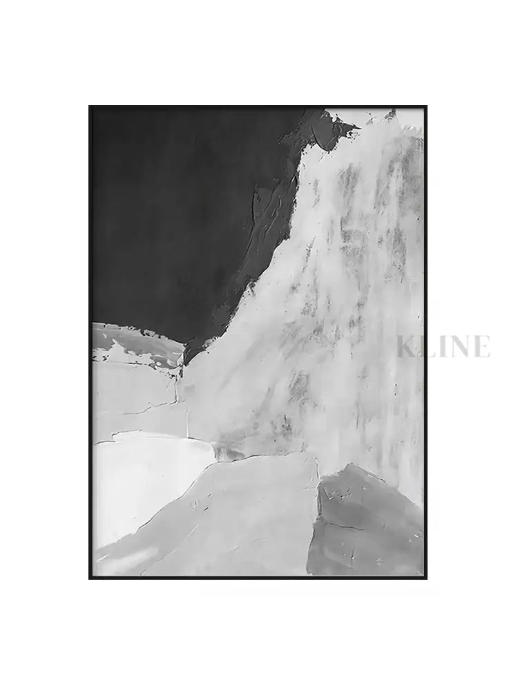 Gray and White Abstract - Hand Painting Pinturas más vendidas