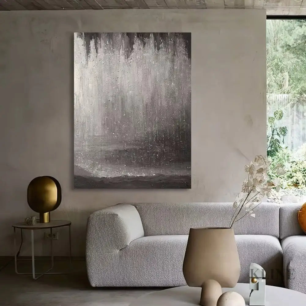 Gray Matter - Hand Painting 