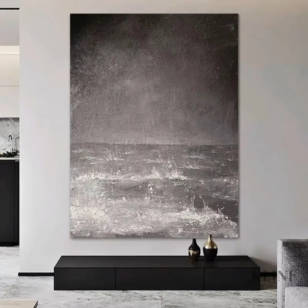 Gray Matter - Hand Painting 