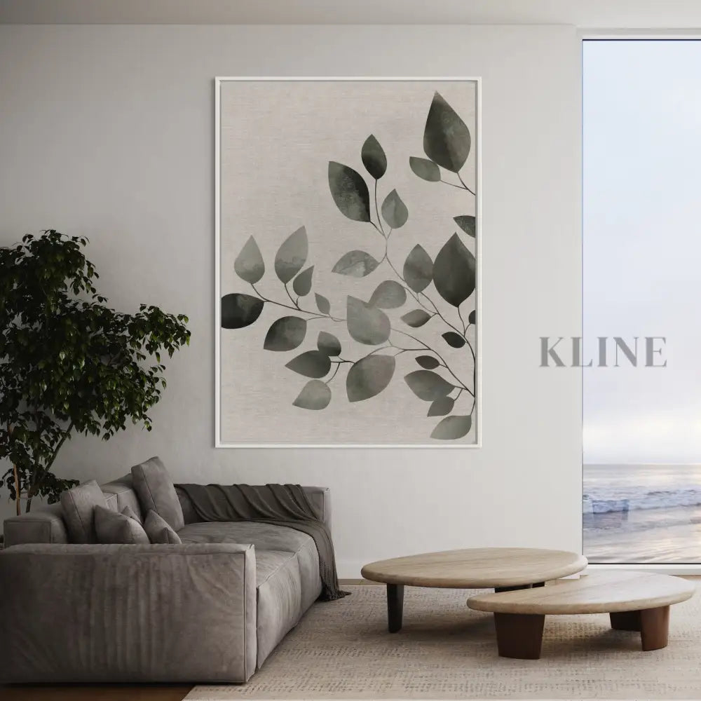 Green Vine 1 - Hand Painting