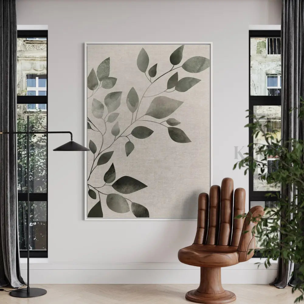 Green Vine 2 - Hand Painting 