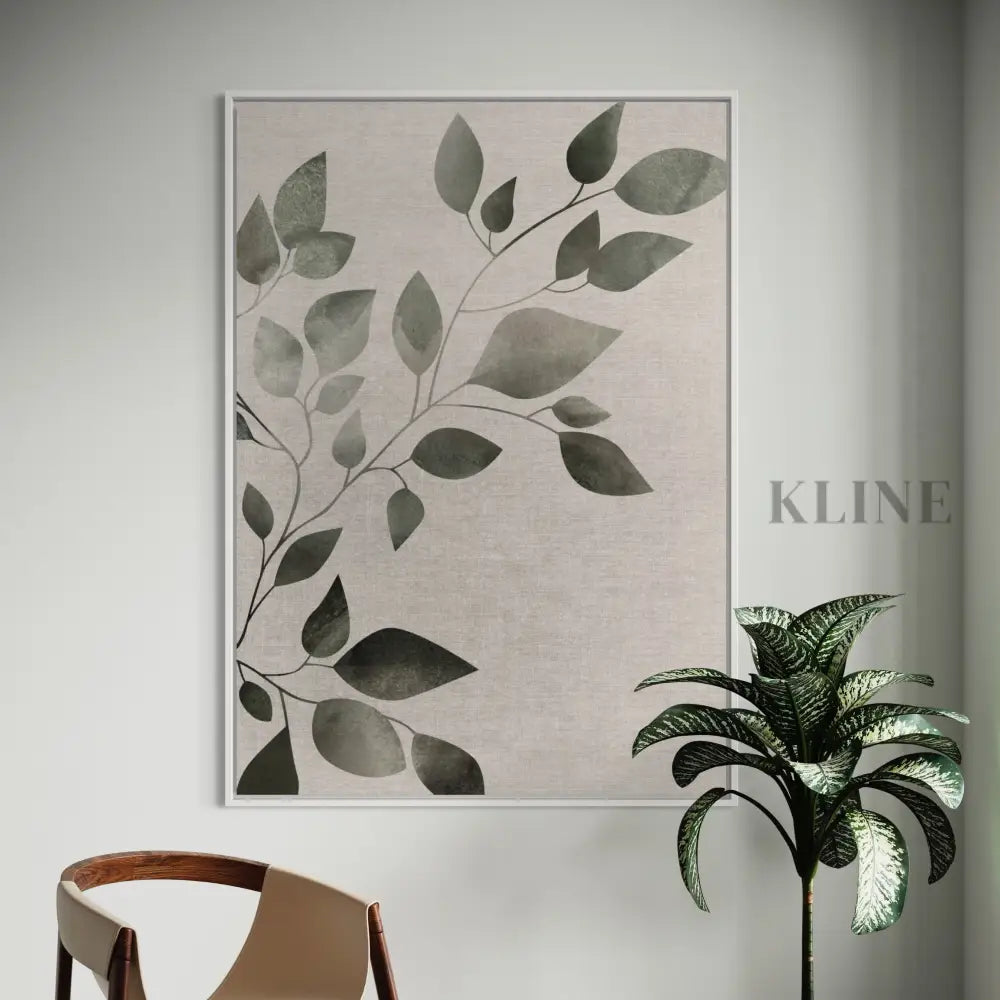 Green Vine 2 - Hand Painting Paesaggio