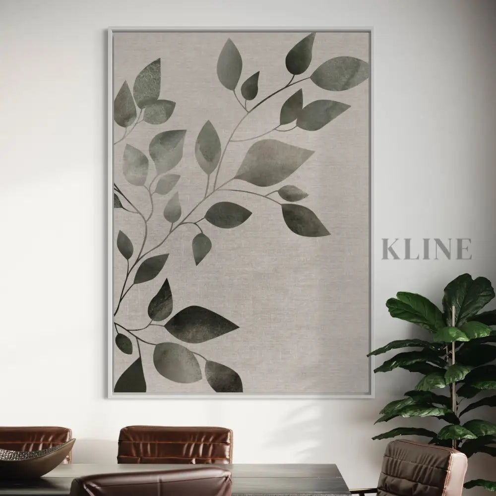 Green Vine 2 - Hand Painting Paesaggio