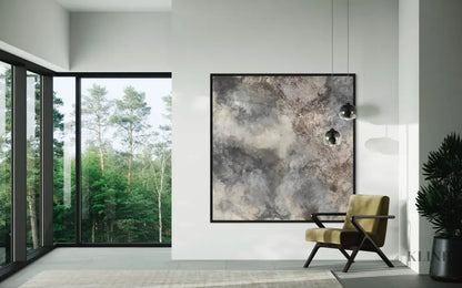 Grey Skies Ahead - Hand Painting